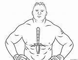 Wwe Coloring Pages Printable Lesnar Brock Drawing Wrestling Wrestlers Drawings Superstars Roman Print Ryback Reigns Styles Draw Aj Color Sheets sketch template