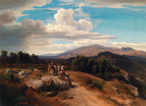 spanish landscape painting  anton romako