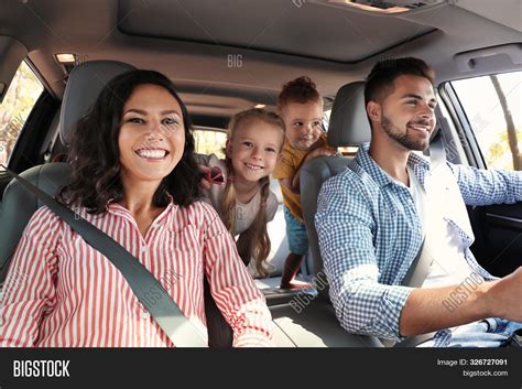 happy family car  image photo  trial bigstock