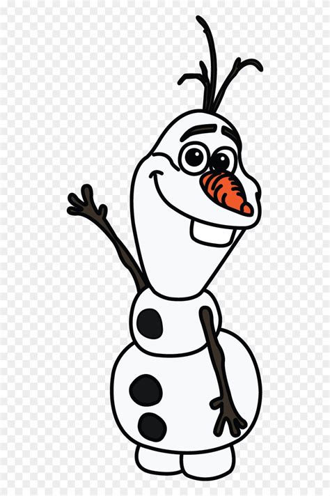 olaf clipart black  white olaf black  white transparent