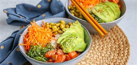 poke bowl met zalm super simpel recept lekker en simpel