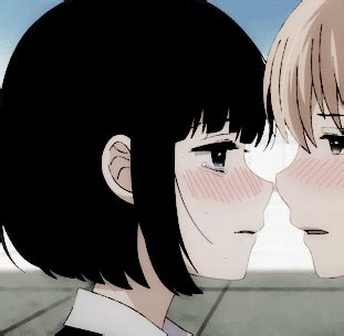 anime kiss gif icegif