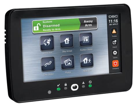 touchscreen alarm keypad  prox support dsc alarm systems security products dsc