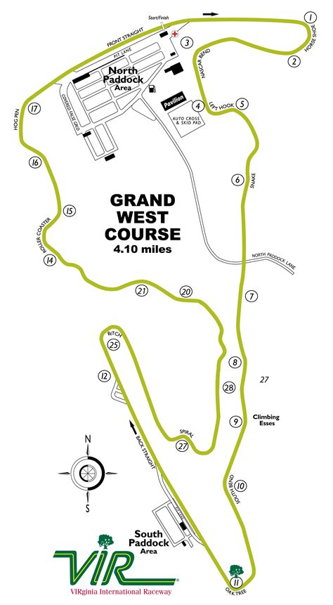 Virginia International Raceway Usa Racing Circuit Le Mans Series