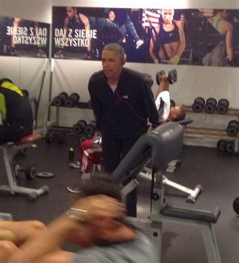 who sneaked a camera into obama s hotel gym security