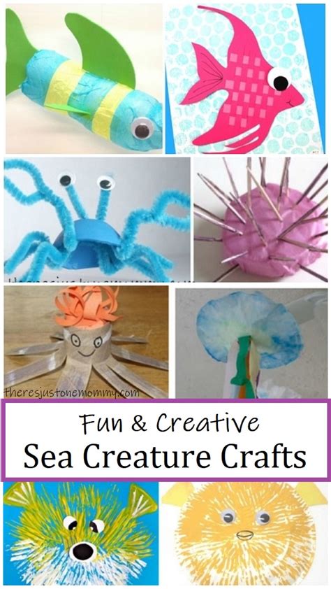 sea animal crafts  kids    mommy