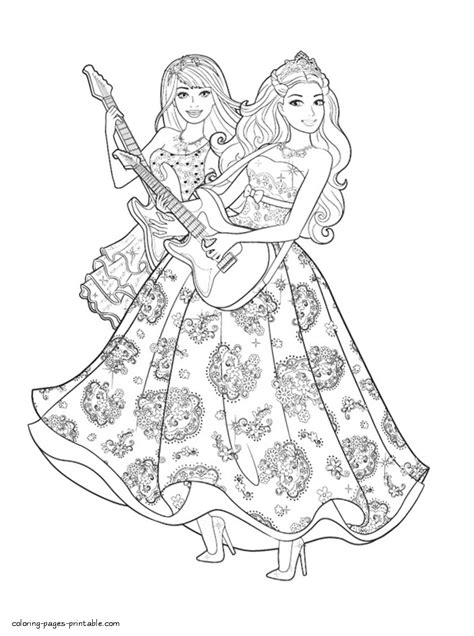 barbie popstar coloring pages coloring pages printablecom