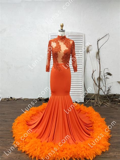 dubaidesigninstitute dark orange dress