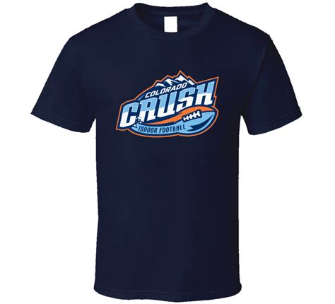 Colorado Crush Arena Football League Team Fan Logo T Shirt