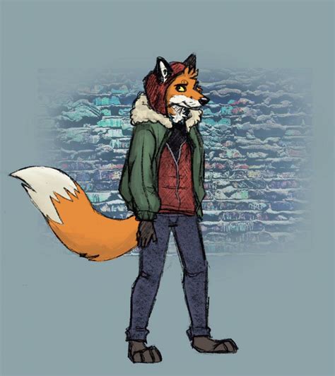 Fox Dude Sketch Furry