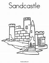 Coloring Sandcastle Sand Worksheet Play Castle Let Twistynoodle Built California Usa Print Favorites Login Add Noodle Change Style sketch template