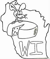 Wisconsin State Coloring Pages Flag Badger Printable Badgers Bucky Nevada Kentucky Florida Color Bird Kansas Derby Supercoloring Getcolorings York Seal sketch template