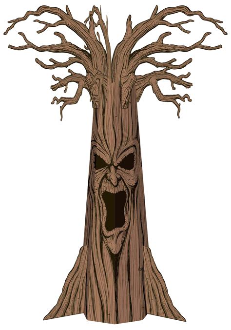 spooky tree clipart