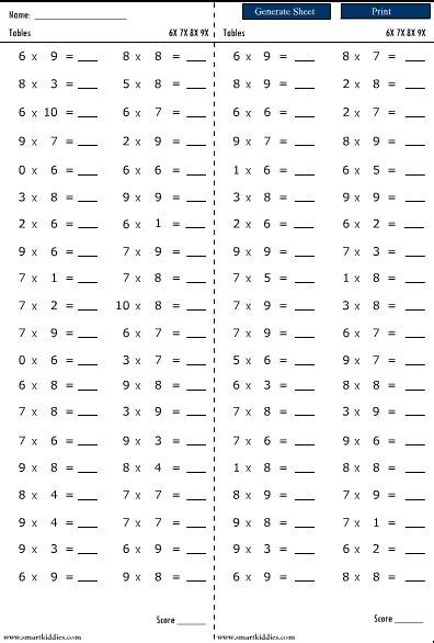 timed math drill sheets  minute addition   times tables