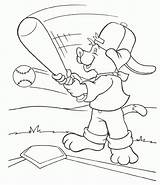 Baseball Coloring Field Pages Dog Printable Color Library Insertion Codes Getcolorings Getdrawings sketch template