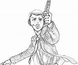 Lupin Iii Arsene Shoot Sansei Coloring Pages sketch template