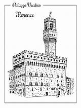 Vecchio Firenze Signoria sketch template