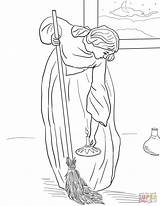 Parable Jesus Colorare Gleichnis Ausmalbilder Groschen Disegni Parabola Verlorenen Parables Perduta Moneta Coins Sketchite Widow sketch template