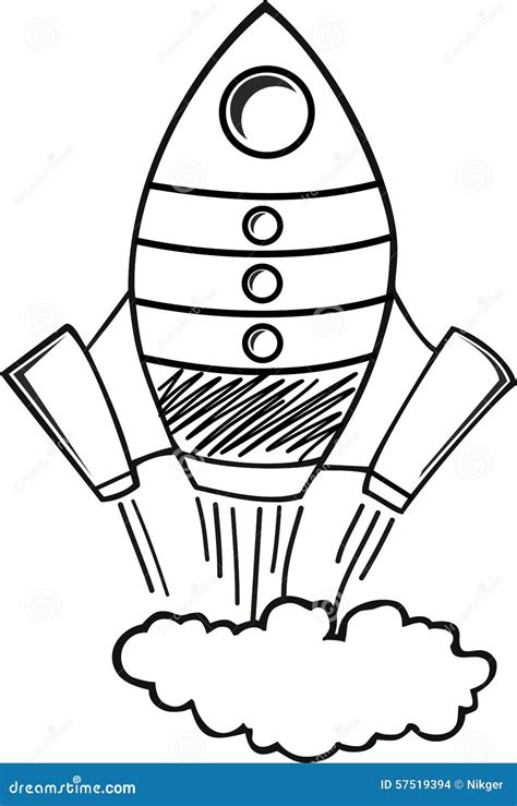rocket stock illustration image