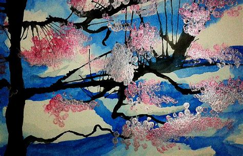 Cherry Blossom Tree Painting By Gabi Kinnick