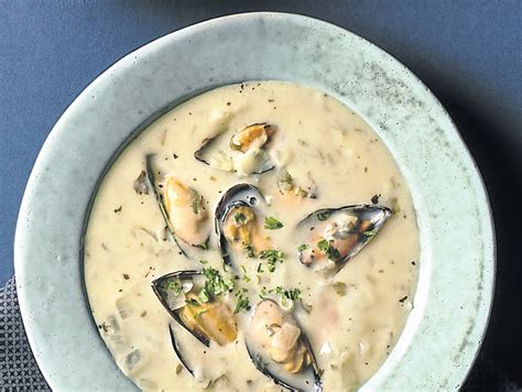 Recipe Creamy Mussel Soup