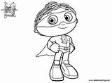 Super Why Coloring Pages Clip Printable Adults Kids sketch template
