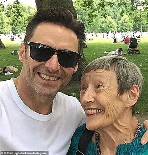 Hugh Jackman Enjoys A Rare Public Outing With His Mother Grace Daily