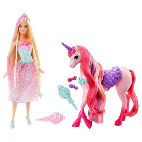 barbie princess  unicorn giftset barbie princess unicorn doll