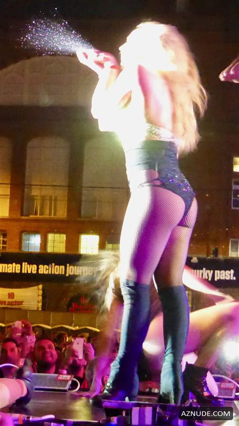 Britney Spears Sexy In Blackpool During Piece Of Me European Tour In