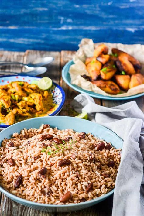 Jamaican Rice And Peas Recipe Healthier Steps