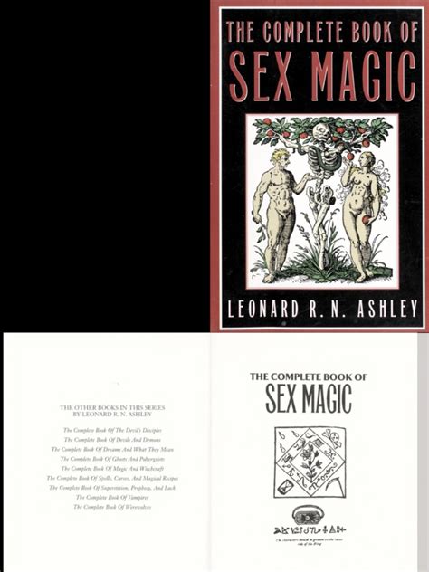 the complete book of sex magic pdf witchcraft demons