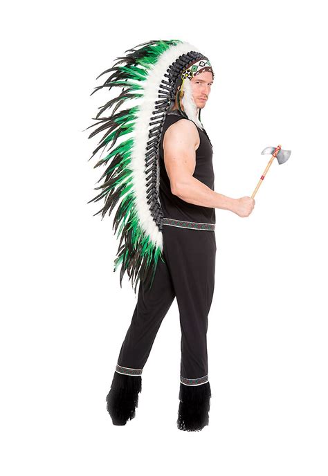 Adult Cherokee Warrior Indian Men Costume 48 99 The