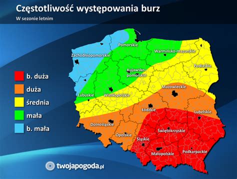 najbardziej burzowe kraje europy polska  nich nalezy twojapogodapl
