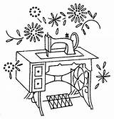 Sewing Machine Drawing Vintage Patterns Embroidery Coloring Flickr Pages Machines 1548 Plantillas Baby Hand Redwork Rhed Ando Explore Designs Easy sketch template