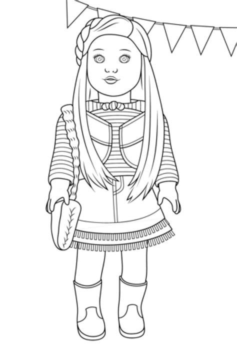 printable american girl coloring pages  mnbb