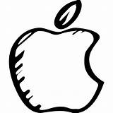 Apple Outline Transparent Logo Library Clipartmag sketch template