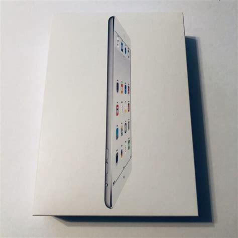 ipad mini  wifi gb white empty box  silver original apple ipad box ebay