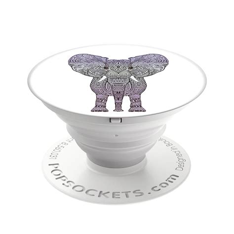 popsockets collapsible grip stand  phones  tablets elephant walmartcom