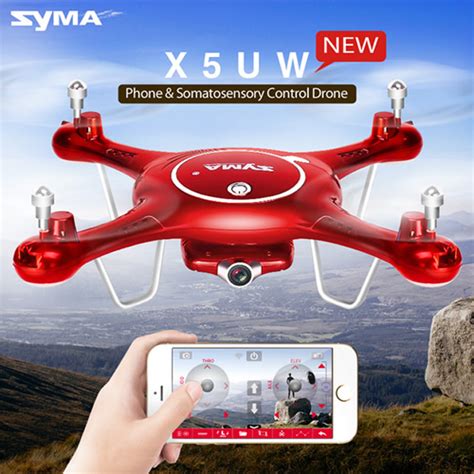 syma xuw fpv rc quadcopter drone p wifi camera hd mobile controlheight holdpath flightone