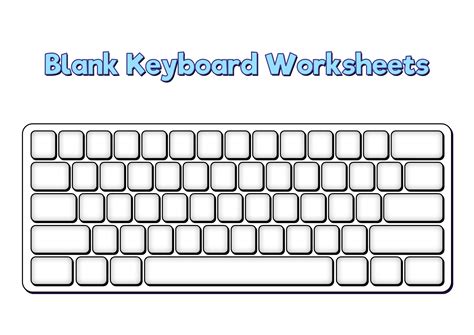 images  computer keyboard worksheet blank typing keyboard