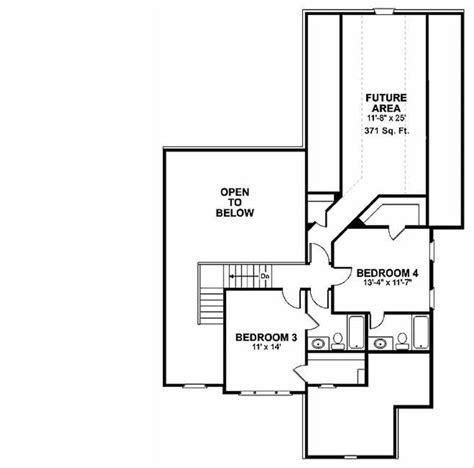 traditional style house plan  beds  baths  sqft plan   house plans floor plan