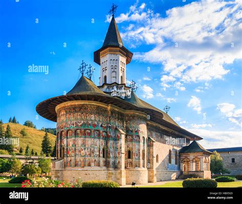 sucevita monastery romania   romanian orthodox monasteries stock photo  alamy