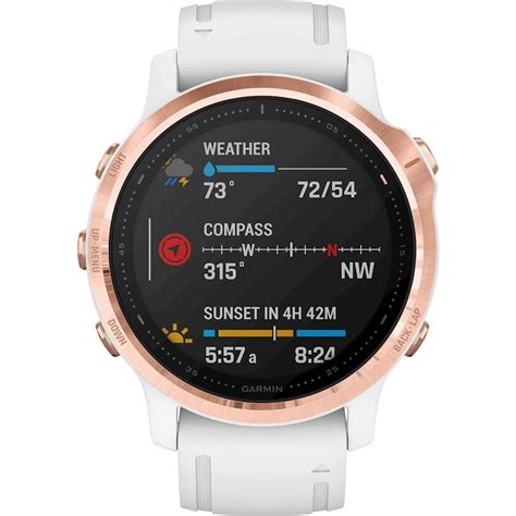 Best Buy Garmin Fēnix 6s Pro Gps Smartwatch 42mm Fiber Reinforced