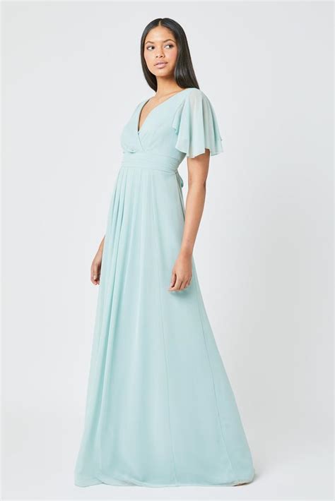 Our Caroline Misty Green Bridesmaid Dress Maids To Measure