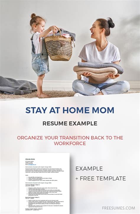 stay at home mom resume example organize your transition back to the