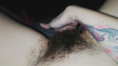 Playing With My Wet Hairy Big Clit Cummy Pussy Grool After