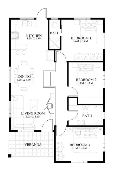interesting floor plans  small houses google search small modern house plans open