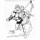 Justice Young Coloring Pages Robin Netart Superma League sketch template