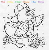 Color Duck Number Coloring Pages Hellokids Numbers Online Kids Animal Colouring Print Easter Printable Printables Choose Board sketch template