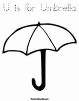 Umbrella Coloring Choose Board Letter sketch template